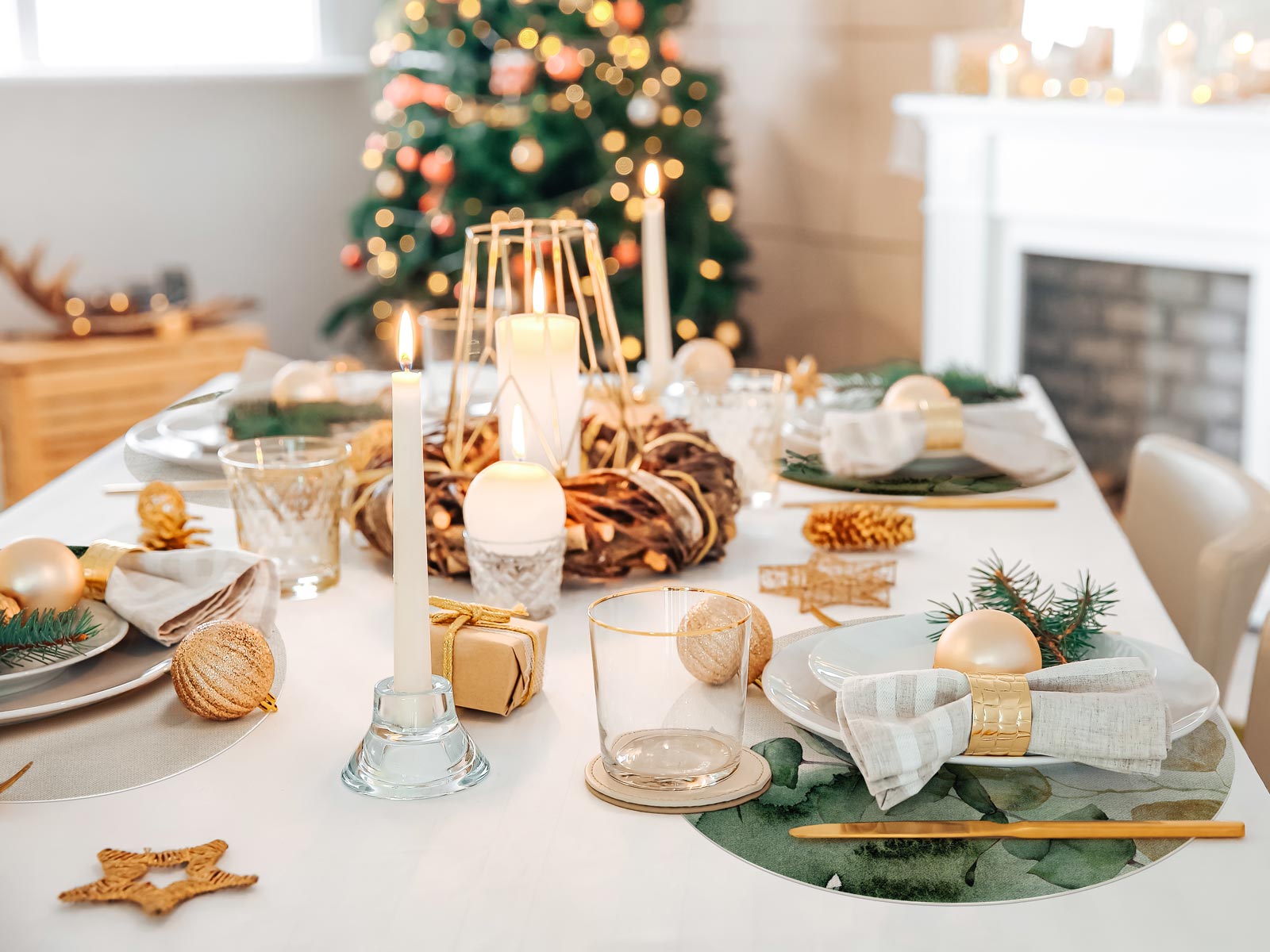 Mantel mesa Navidad