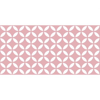 Alfombra vinílica Gracia Rosa 97x48cm