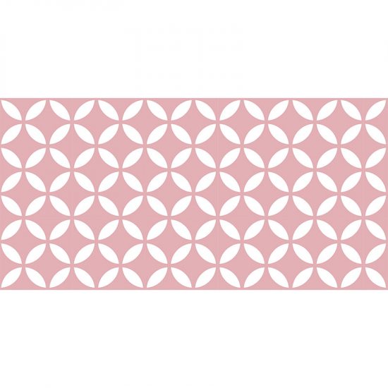 Alfombra vinílica Gracia Rosa 97x48cm