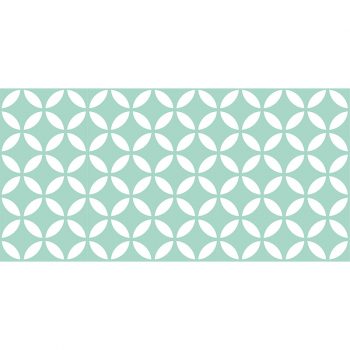 Alfombra vinílica Gracia Verde Mint 97x48cm