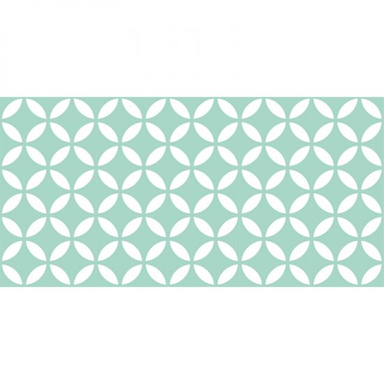 Alfombra vinílica Gracia Verde Mint 97x48cm