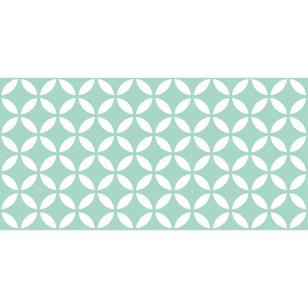 Alfombra vinílica Gracia Verde Mint 97x48cm