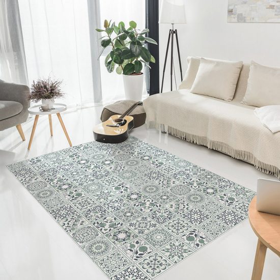 Alfombra vinílica Oden verde