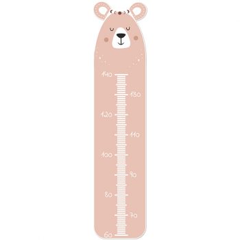 Vinilos decorativos infantiles medidor oso 190x70cm