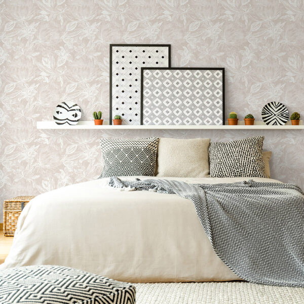 Papel pintado autoadhesivo Pam beige