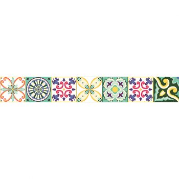 Vinilos decorativos cenefa autoadhesiva Viseu 20x140cm