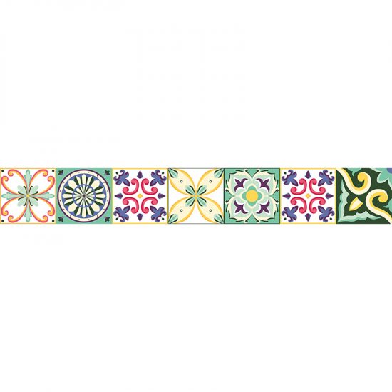 Vinilos decorativos cenefa autoadhesiva Viseu 20x140cm