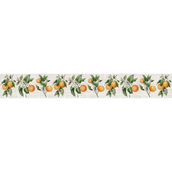 Vinilos decorativos cenefa autoadhesiva Naranjas 20x140cm