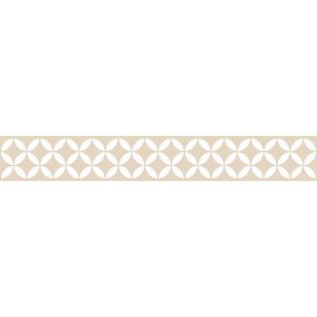 Vinilos decorativos cenefa autoadhesiva Gracia Beige 20x140cm