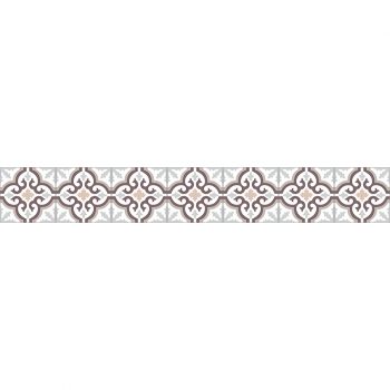 Vinilos decorativos cenefa autoadhesiva Rabat Grey 20x140cm