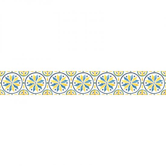 Vinilos decorativos cenefa autoadhesiva Hidraulic 20x140cm