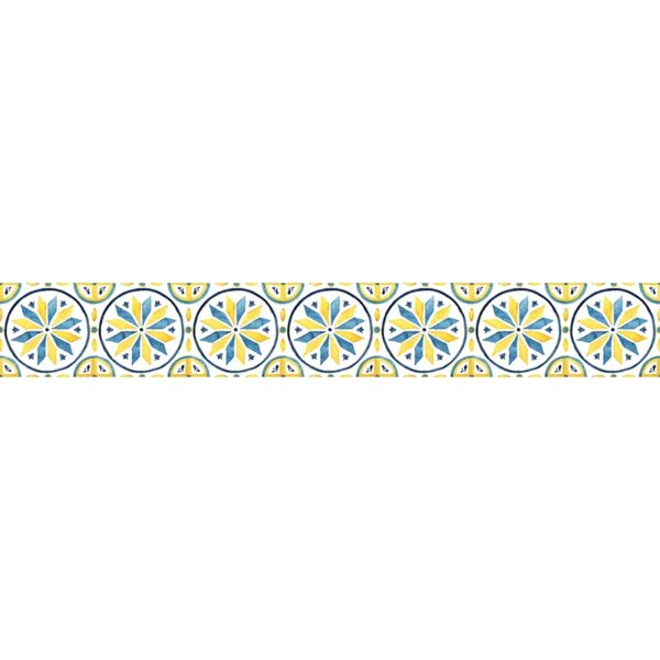Vinilos decorativos cenefa autoadhesiva Hidraulic 20x140cm