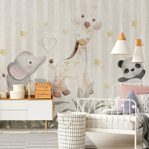 Papel para pared Animal stars