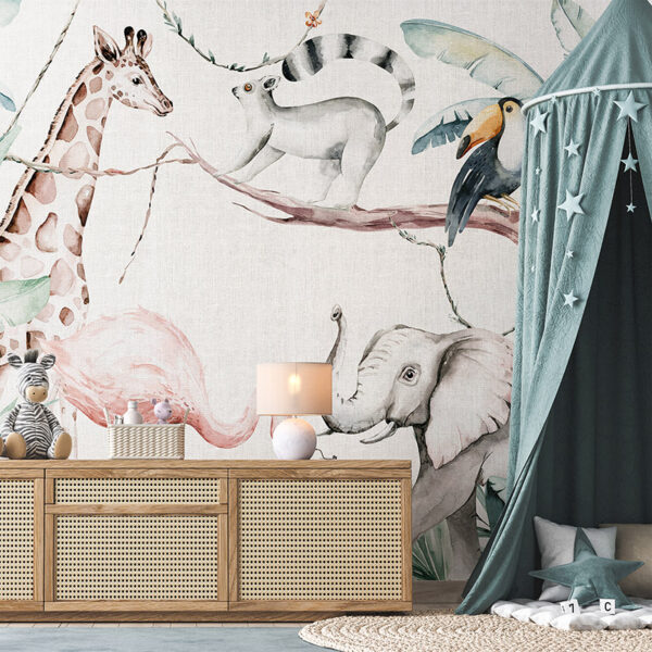 Papel para pared Friends Jungle