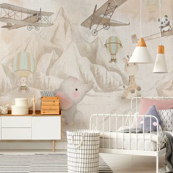 Papel para pared Mountain animals