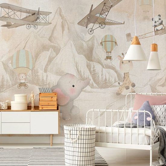Papel para pared Mountain animals