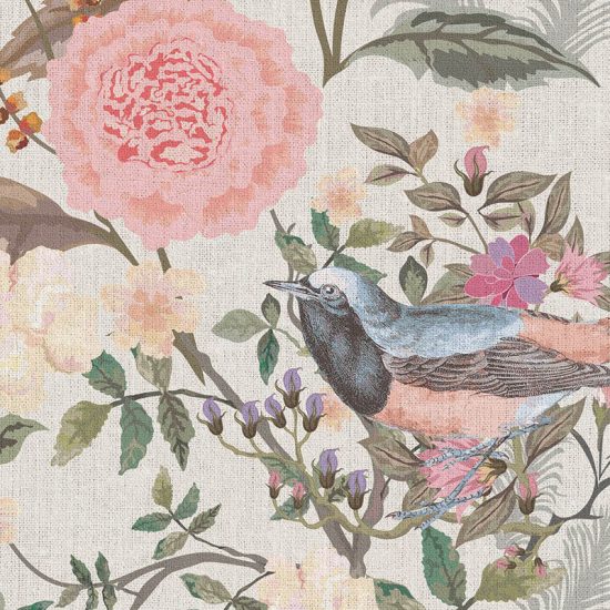 Papel pintado Romantic Bird detalle