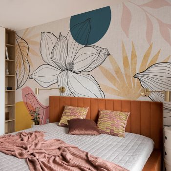 Papel pintado Florart dormitorio