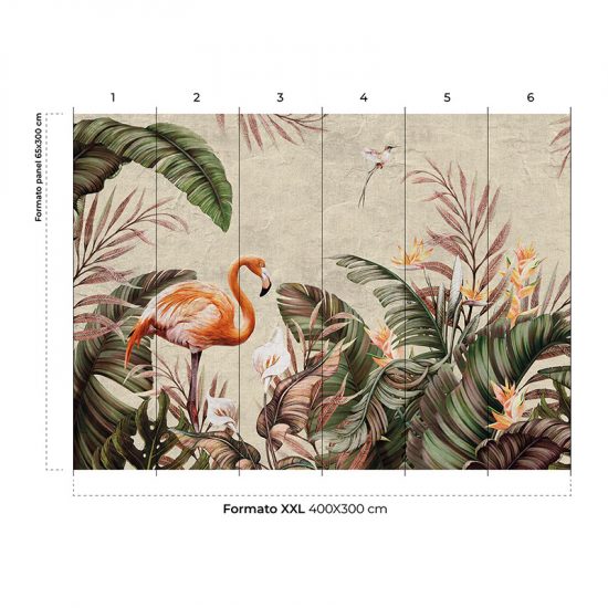 Papel pintado Flamenco Paradise