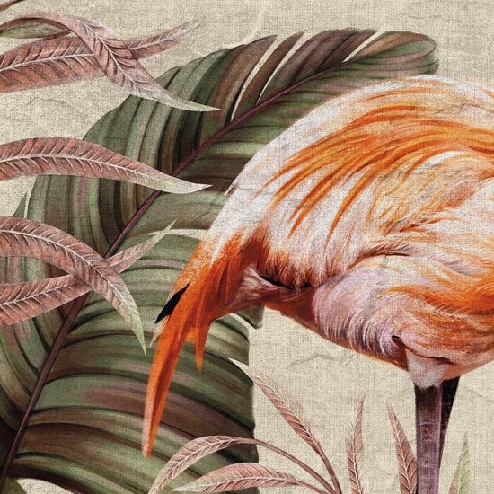 Papel pintado Flamenco Paradise detalle