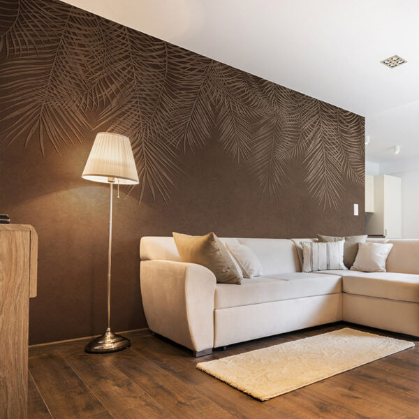 Papel para pared Brown leaf