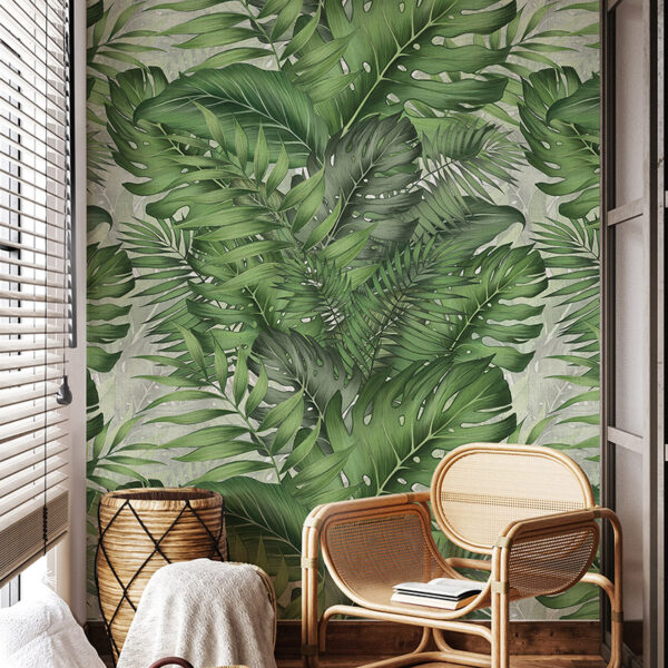 Papel para pared Sauvage Green