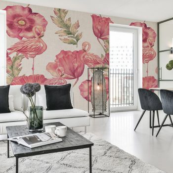 Papel para pared Amapola comedor