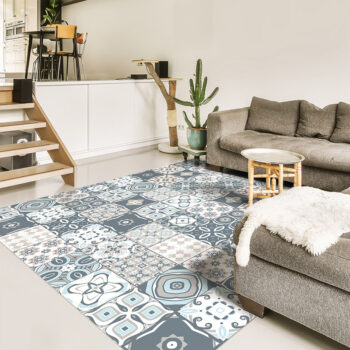 Alfombra vinílica Ruber Blue salón