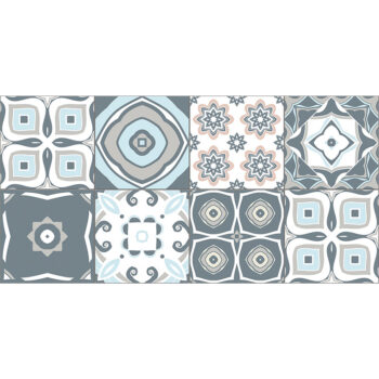 Alfombra vinílica Ruber Blue 97x48cm