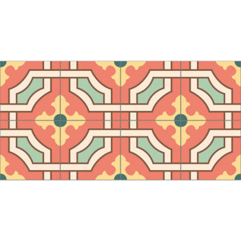 Alfombra vinílica Rubika 97x48cm