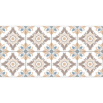 Alfombra vinílica Mandoline Brown 97x48cm