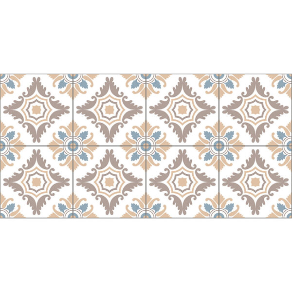 Alfombra vinílica Mandoline Brown 97x48cm