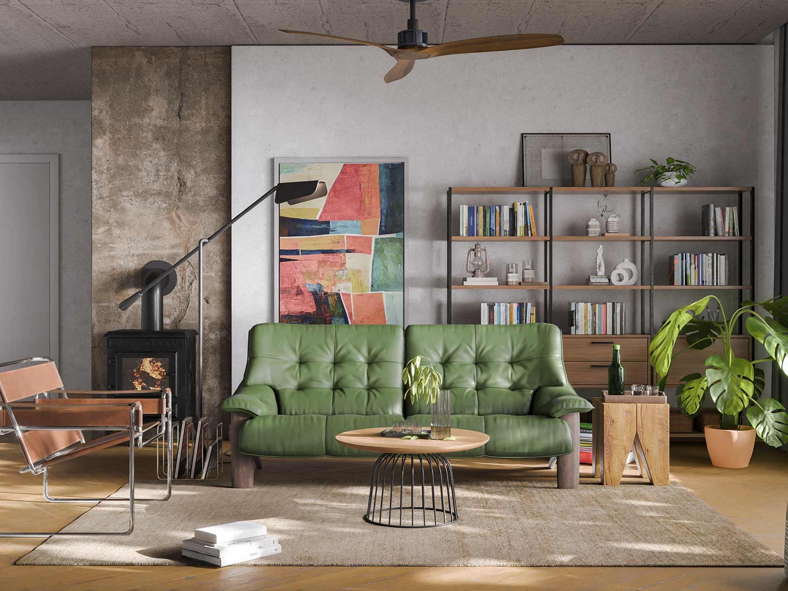 Decoración salón alfombras vinílicas