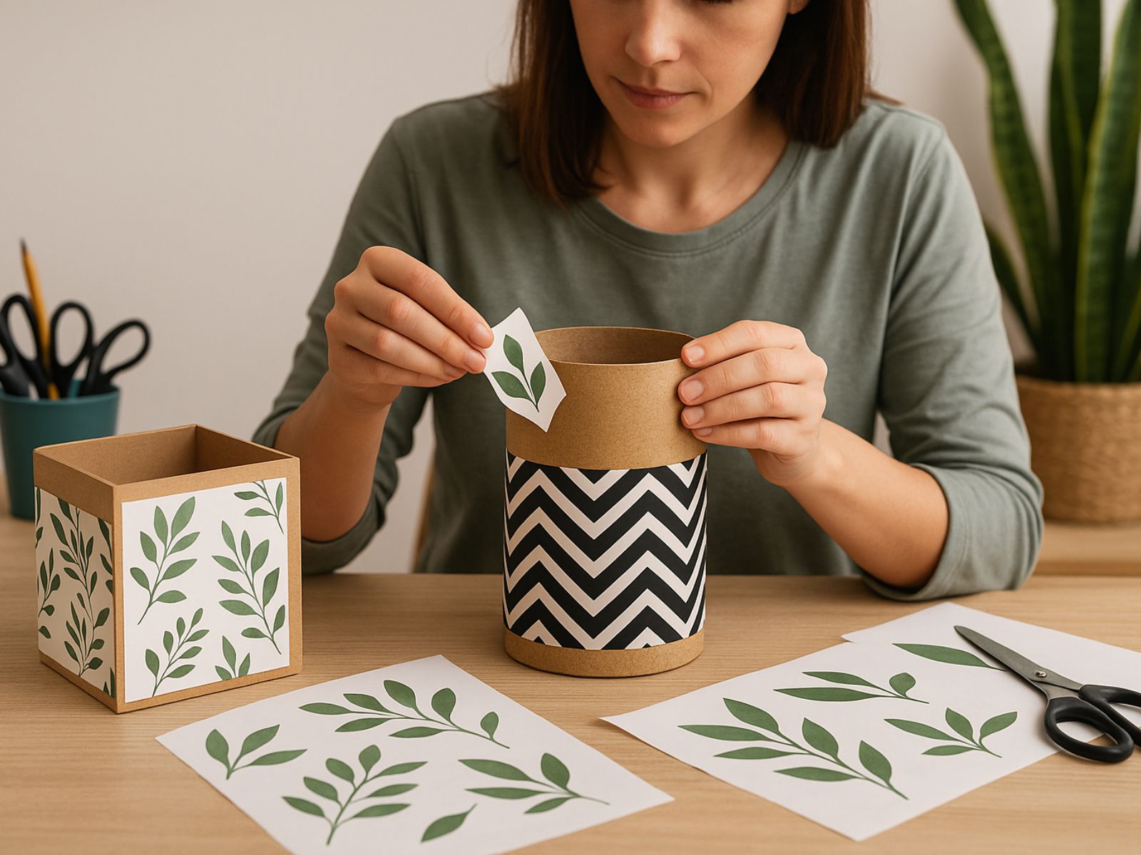 decoración reciclada