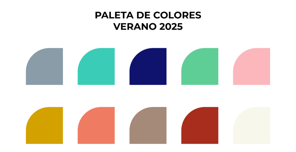 Paleta de colores verano
