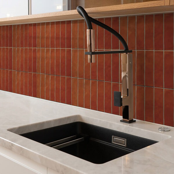 Vinilo decorativo Baldosa Raíz Esmaltada