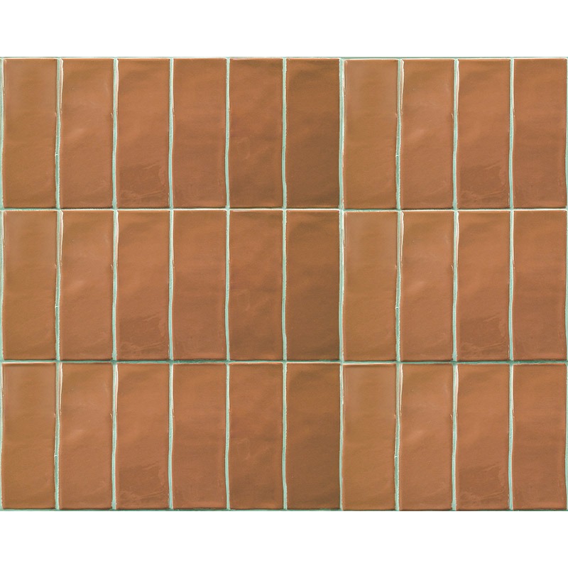 Vinilo decorativo Baldosa Raíz Esmaltada Marrón Vinilo decorativo Baldosa Raíz Esmaltada Marrón